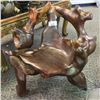 Image 1 : HAND CARVED TEAK CHAIR