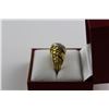 Image 2 : ONE LADIES 18KT YELLOW GOLD DIAMOND SET DRESS RING. SET WITH SEVEN SINGLE CUT DIAMONDS APPROX.