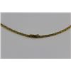 Image 2 : ONE 18KT YELLOW GOLD FLEXIBLE LINK CHAIN. THE CHAIN WEIGHS 20.0 GRAMS AND IS 75CM LONG. THE CHAIN