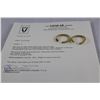 Image 2 : PAIR OF 14KT YELLOW GOLD HOOP STYLE EARRINGS REPLACEMENT VALUE:$805.00