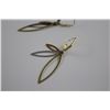 Image 2 : PAIR OF 14KT TRI COLOUR GOLD DANGLING EARRINGS.  REPLACEMENT VALUE:$275.00