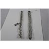 Image 1 : 2 STERLING SILVER CHARM BRACELETS.  TOTAL REPLACEMENT VALUE:$275.00