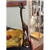 Image 1 : LARGE AFRICAN CARVED GIRAFFE
