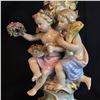 Image 10 : MID 19TH CENTURY MEISSEN CLOCK WITH MATCHING FIGURAL CANDELABRA'S AND BASE. THIS FANTASTIC