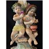Image 11 : MID 19TH CENTURY MEISSEN CLOCK WITH MATCHING FIGURAL CANDELABRA'S AND BASE. THIS FANTASTIC