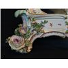 Image 14 : MID 19TH CENTURY MEISSEN CLOCK WITH MATCHING FIGURAL CANDELABRA'S AND BASE. THIS FANTASTIC