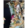 Image 17 : MID 19TH CENTURY MEISSEN CLOCK WITH MATCHING FIGURAL CANDELABRA'S AND BASE. THIS FANTASTIC