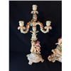 Image 4 : MID 19TH CENTURY MEISSEN CLOCK WITH MATCHING FIGURAL CANDELABRA'S AND BASE. THIS FANTASTIC