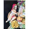 Image 9 : MID 19TH CENTURY MEISSEN CLOCK WITH MATCHING FIGURAL CANDELABRA'S AND BASE. THIS FANTASTIC