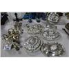 Image 3 : COLLECTION OF: SILVERPLATE, CRYSTAL GLASSWARE