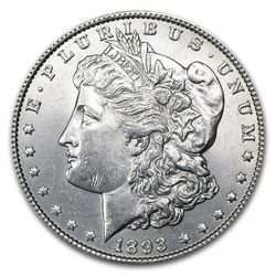 1893 Morgan Dollar MS-62 Cartwheel