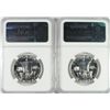 Image 2 : LOT OF  ( 2 ) 1960 FRANKLIN HALF DOLLARS, NGC PROOF-66