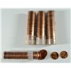 Image 1 : LOT OF ( 4 ) ORIGINAL GEM BU ROLLS OF 1958 LINCOLN CENTS