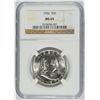 Image 1 : 1956 FRANKLIN HALF DOLLAR, NGC MS-65