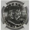 Image 2 : 1959-D FRANKLIN HALF DOLLAR, NGC MS-64 FBL