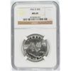 Image 1 : 1962-D FRANKLIN HALF DOLLAR, NGC MS-65  RARE!