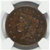 Image 2 : 1836 LARGE CENT, NGC XF  RARE MINT ERROR  "MEDALLIC ALIGNMENT"