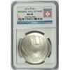 Image 1 : 2014 BASEBALL HALL OF FAME SILVER DOLLAR, NGC MS-69  BEAUTIFUL!