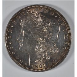 1901-O MORGAN DOLLAR BU CLEANED