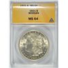 Image 1 : 1921 MORGAN DOLLAR ANACS MS-64
