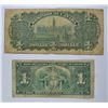 Image 2 : 1911 DOMINION OF CANADA $1 & 1937 BANK OF CANADA $1