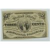 Image 1 : 1863 THREE CENT US FRACTIONAL CURRENCY AU