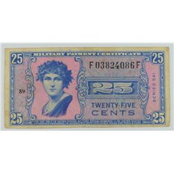 TWENTY FIVE CENT MILITARY PAYMENT CERTIFICATE