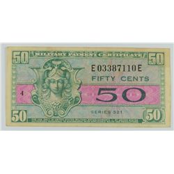 FIFTY CENT MILITARY PAYMENT CERTIFICATE