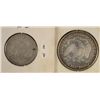 Image 2 : 1854 SEATED QUARTER, GOOD AND 1876 SEATED HALF DOLLAR, VG/FINE