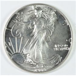 1988 AMERICAN SILVER EAGLE, GEM!