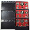 Image 2 : U.S. PROOF SETS IN GOVT. BOXES: ( 3 ) 1976, ( 3 ) 1977, ( 3 ) 1978  ( 3 ) 1979