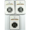 Image 1 : LOT OF ( 3 ) 1963 FRANKLIN HALF DOLLAR, NGC PROOF-66