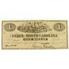 Image 1 : 1863 $1 STATE OF NORTH CAROLINA