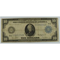 1914 $10 FEDERAL RESERVE NOTE