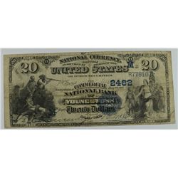 1900 $20 NATIONAL YOUNGSTOWN, OH #2482