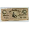 Image 1 : 1864 $50 CONFEDERATE STATES OF AMERICA