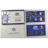 Image 8 : U.S. PROOF SETS: 200, 01, 02, 03, 05, 07 ( MISSING SLEEVE ) & 2008 ALL BOXES/COA