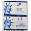 Image 2 : U.S. PROOF SETS: 2001 ( 2 ) 2005, ( 4 ) 2007 ( MISSING PRESIDENTIAL SET ) & 2008