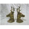 Image 1 : Brass Deer Head Bookends