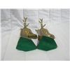 Image 3 : Brass Deer Head Bookends