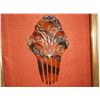Image 2 : Vintage Hair Comb in Shadow Box