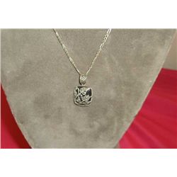 Sterling Silver Marcasite Necklace