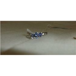 Sterling Silver Tanzanite Ring