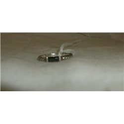 Silver & Black Onyx Ring