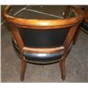 Image 2 : Leather Barrel Chair