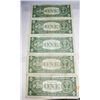 Image 2 : 5-One Dollar Silver Certificates
