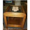 Image 1 : Glass Top End Table
