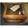 Image 2 : Glass Top End Table