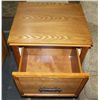 Image 2 : 2-Drawer Oak File Cabinet