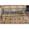 Image 1 : Large Glass & Gold Coffee Table